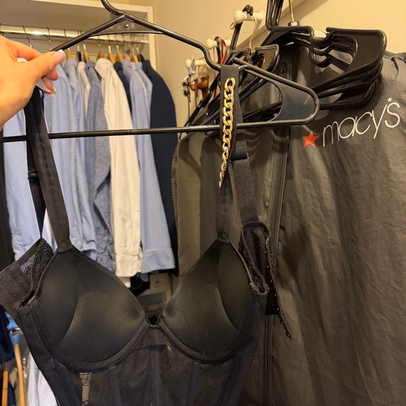 Victoria's Secret Very Sexy Bombshell Add 2 Cups Chain Strap Corset Top - Picture 5 of 5